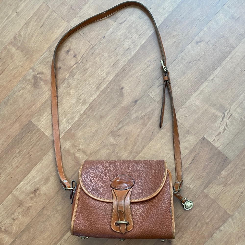 Dooney & Bourke Brown Leather Crossbody Bag
